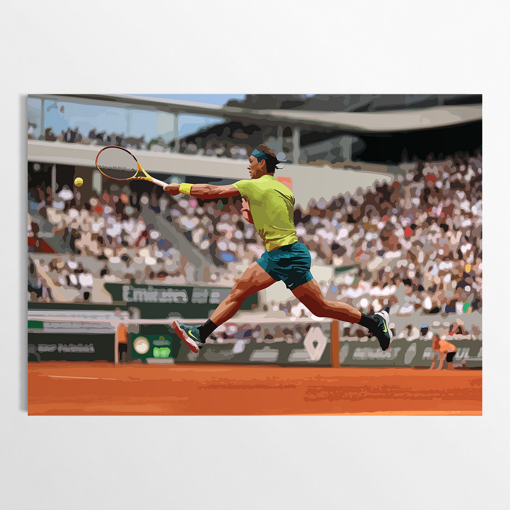 King of Clay — Rafael Nadal Unleashes the Forehand at French Open