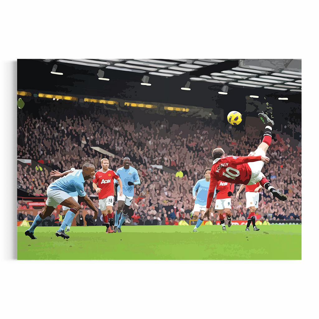 A Moment That Froze Manchester — Rooney’s Unforgettable Derby Bicycle Kick Against City
