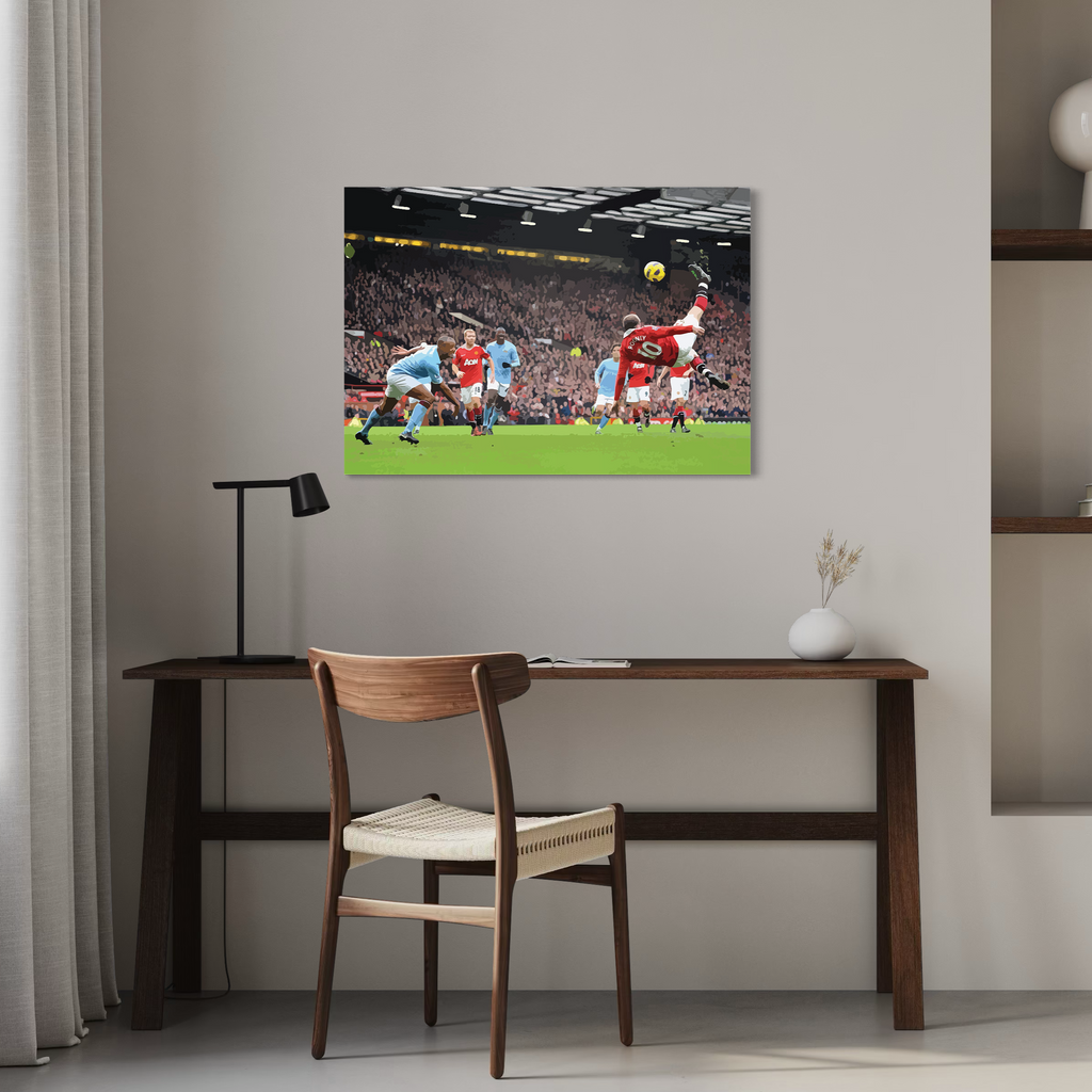 A Moment That Froze Manchester — Rooney’s Unforgettable Derby Bicycle Kick Against City
