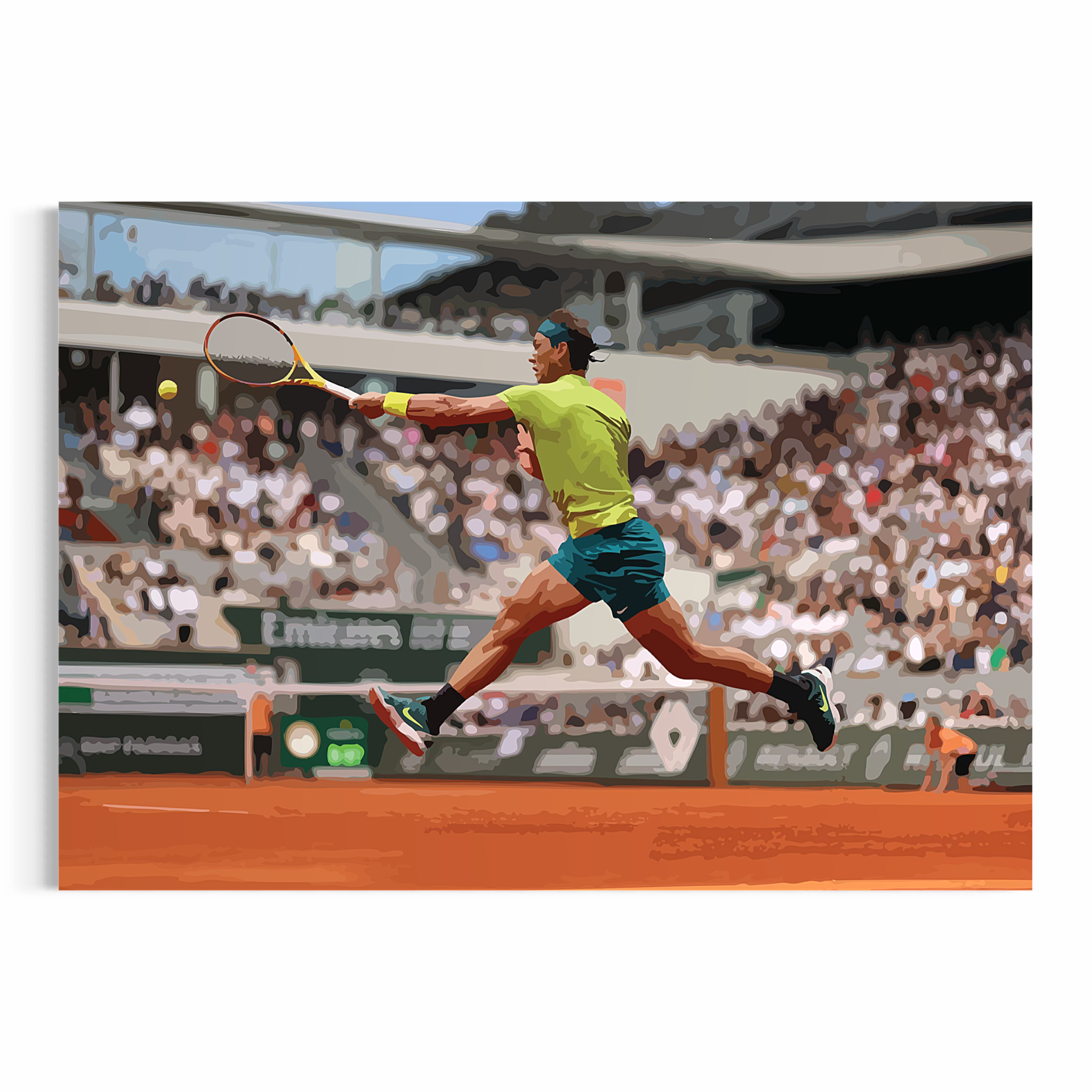 King of Clay — Rafael Nadal Unleashes the Forehand at French Open