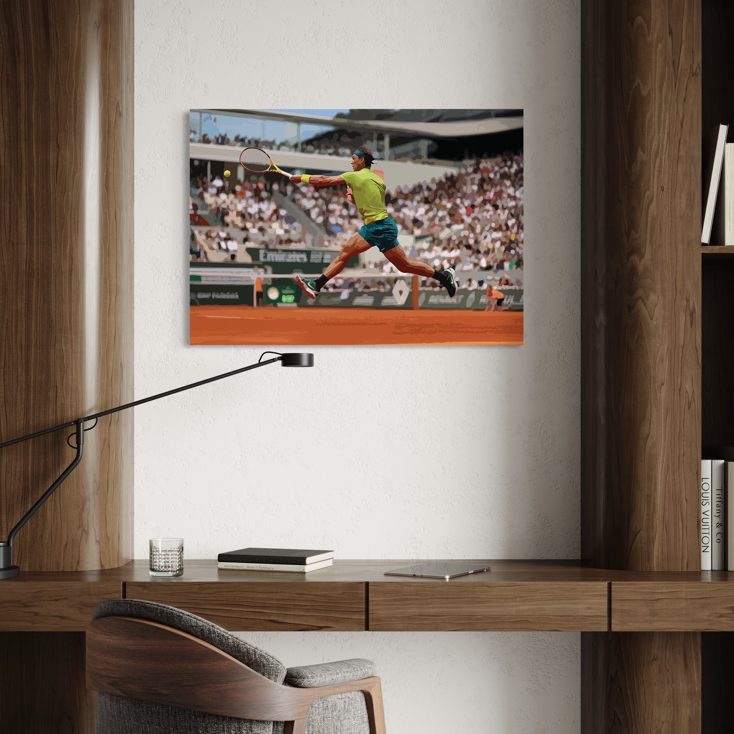 King of Clay — Rafael Nadal Unleashes the Forehand at French Open